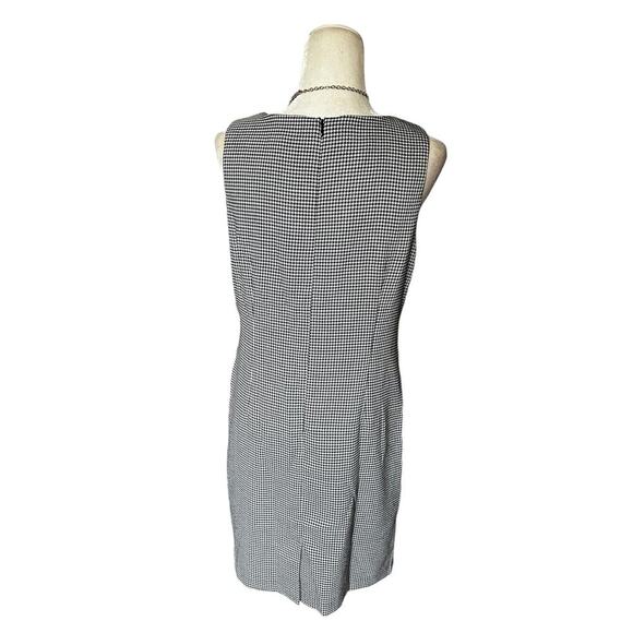 🍁 BUNDLE ONLY 5/$15 - Chadwicks of Boston Houndstooth Black/White Dress - Picture 3 of 6